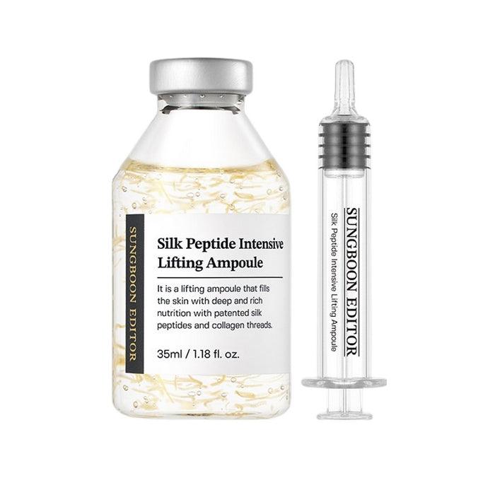 SUNGBOON EDITOR - Silk Peptide Intensive Lifting Ampoule | Korean Skincare (35ml / 1.18 fl.oz) x 3EA