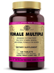 Solgar Female Multiple, 120 Tablets - Multivitamin, Mineral & Herbal Formula for Women - Advanced Phytonutrient - Vegan, Gluten Free, Dairy Free - 40 Servings
